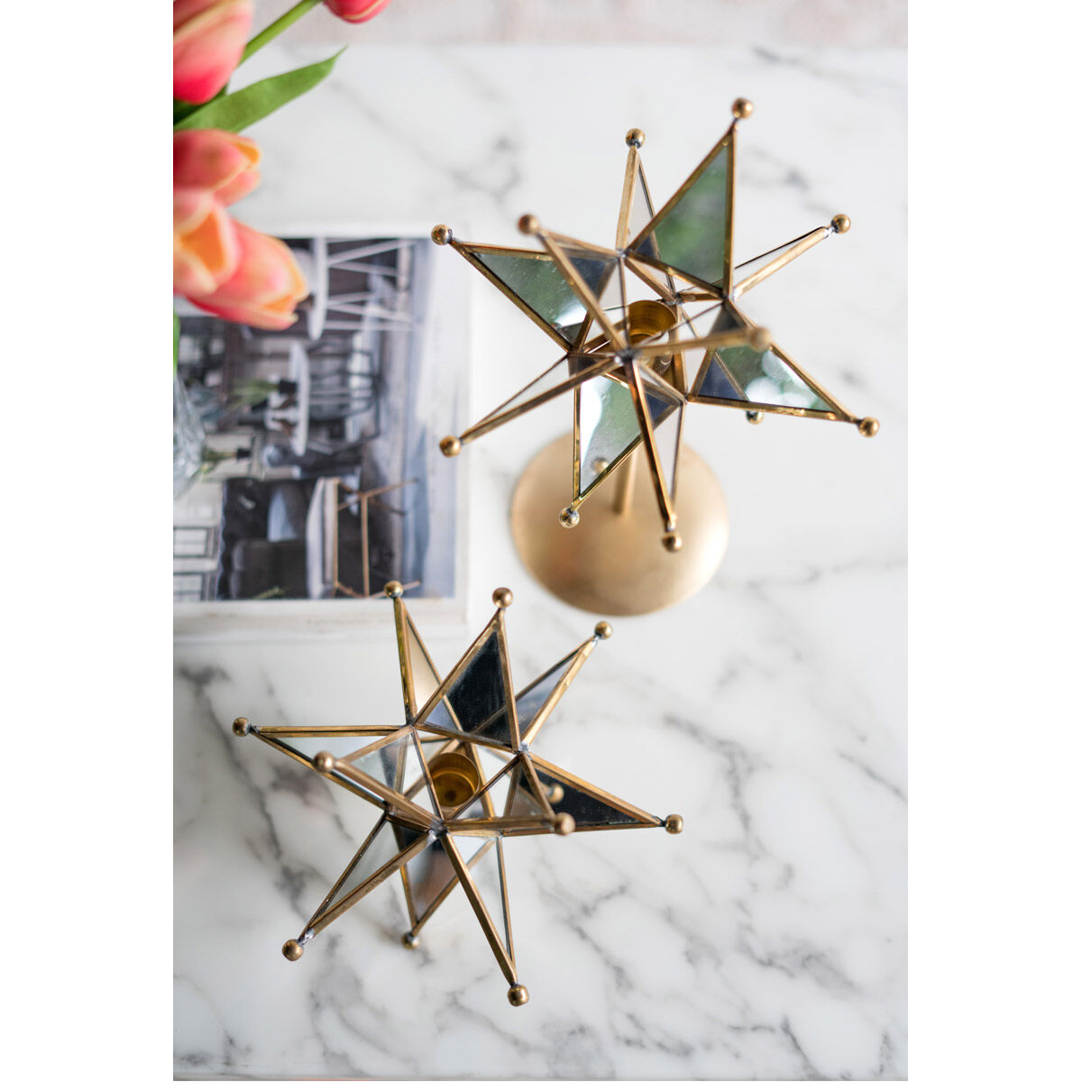 Star 7.1 X 7.1 inch Candleholder