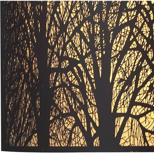 Woodland Sunrise 2 Light 11 inch Aged Bronze Sconce Wall Light