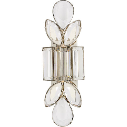 kate spade new york Lloyd 2 Light 6.25 inch Polished Nickel Jeweled Sconce Wall Light in Clear Glass, Large
