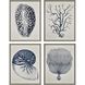 Naturals Collection Blue Framed Art