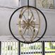 Estelle 6 Light 26.75 inch Natural Brass and Matte Black Pendant Ceiling Light