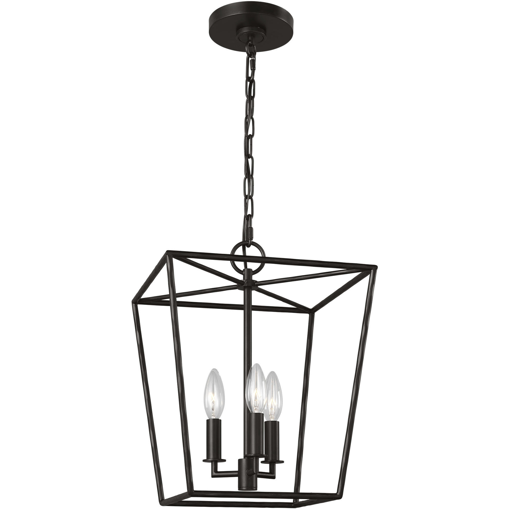 ED Ellen DeGeneres Viota 3 Light 12 inch Aged Iron Pendant Ceiling Light