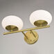 Sloane LED 16 inch Satin Brass Bathroom Light Wall Light in 2