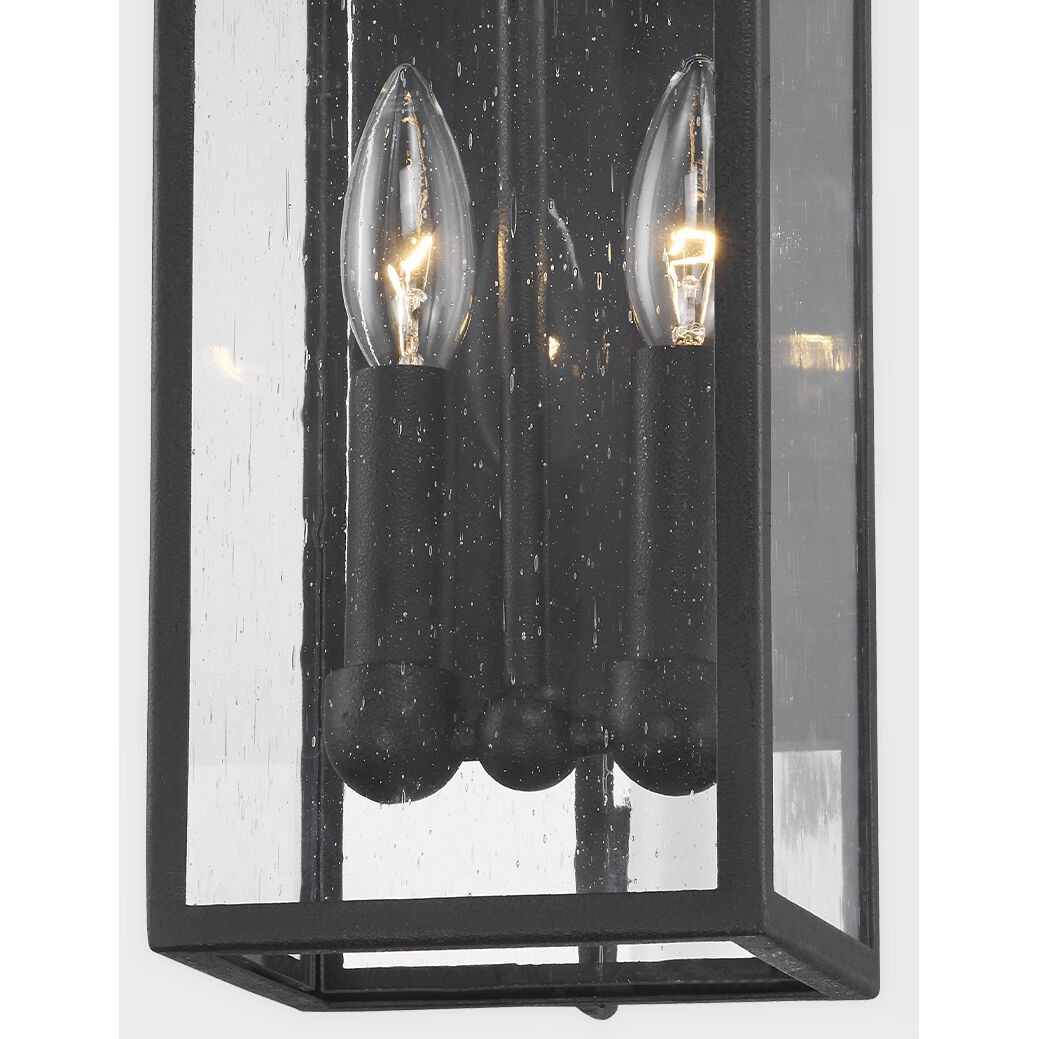 Caiden 2 Light 17 inch Forged Iron Outdoor Wall Sconce