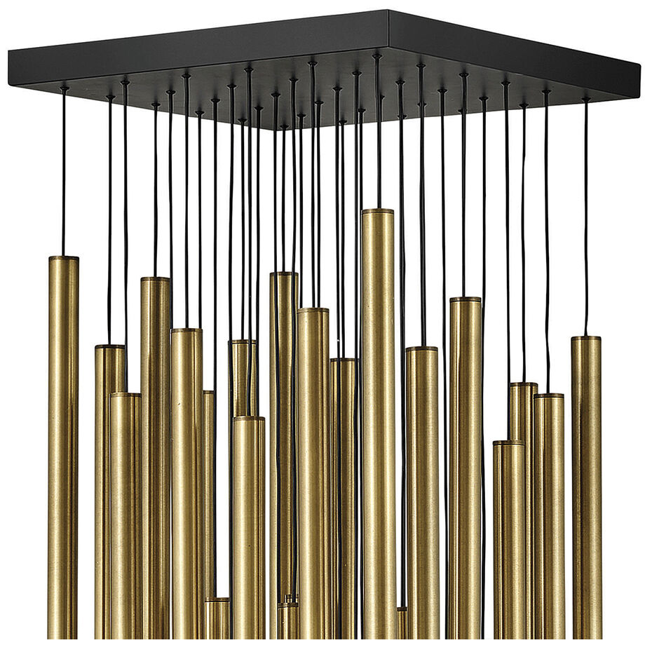 Harmony LED 18 inch Heritage Brass Chandelier Ceiling Light