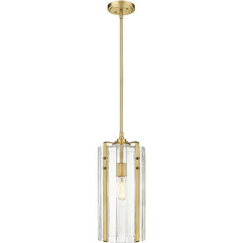 Alverton 1 Light 8 inch Rubbed Brass Pendant Ceiling Light in Rubbed Bronze