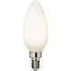 Branded Lamps LED T - Torpedo C - E12 Candelabra 4 watt 120 3000K Light Bulb