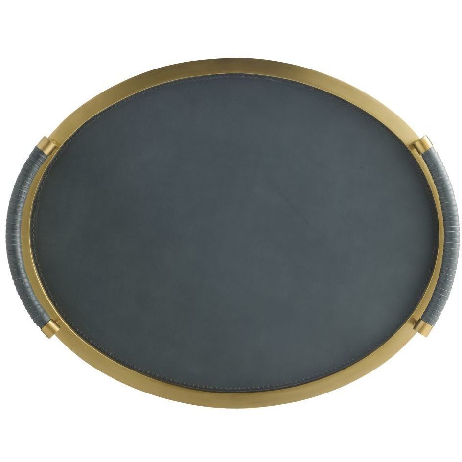 Tallulah 20 X 2.5 inch Antique Brass Tray