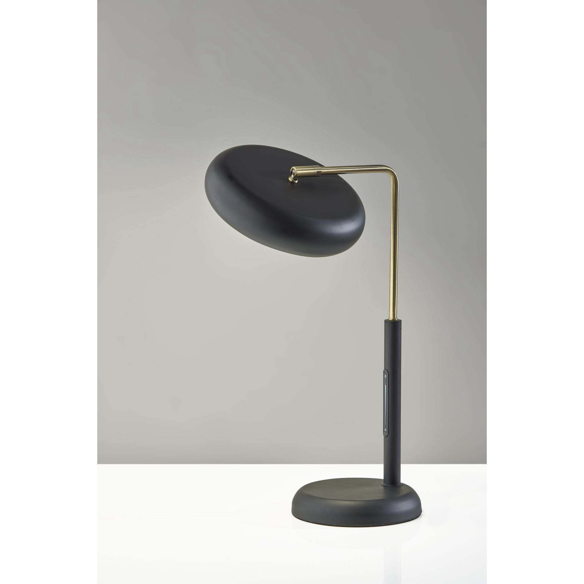 Lawson 20 inch 12.00 watt Black and Antique Brass Table Lamp Portable Light