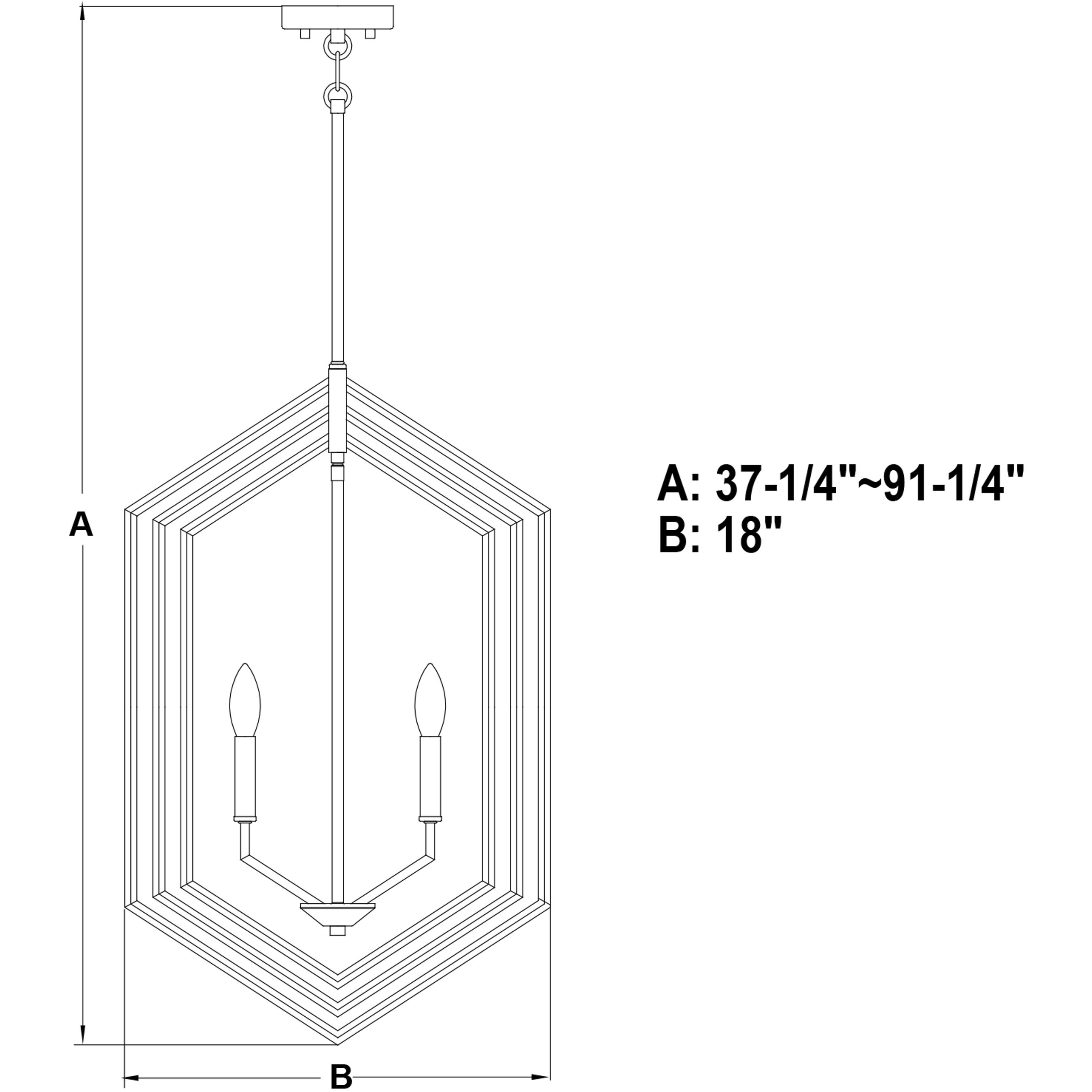 Riley LED 18 inch Black and Satin Brass Pendant Ceiling Light