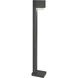 Voto 12V 15 watt Charcoal Outdoor Bollard