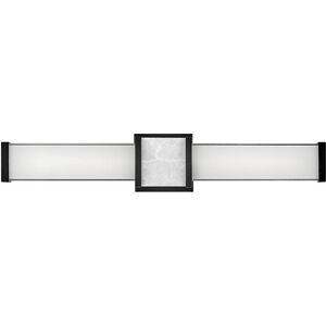 Pietra LED 25 inch Black Vanity Light Wall Light, Vertical