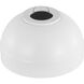 Universal Matte White Fan Slope Ceiling Adapter