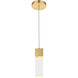 Novastella LED 5 inch Gold Pendant Ceiling Light