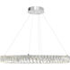 Madeline LED 32 inch Chrome Down Chandelier Ceiling Light