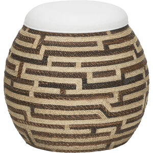 Calusa 19 inch Brown Stool