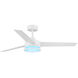 Cassini 52 inch Matte White with Reversible Matte White/Blonde Maple Blades DC Smart Fan
