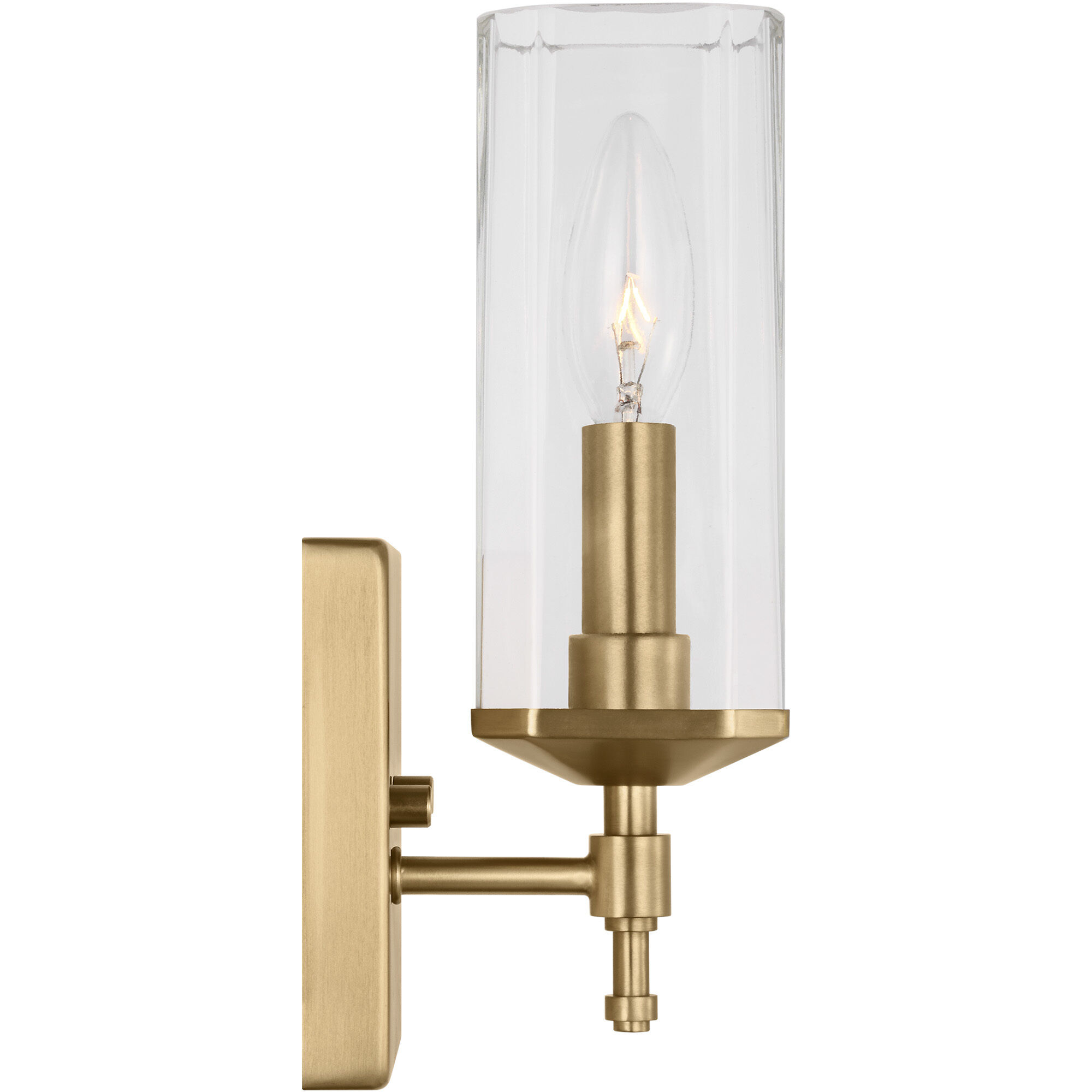 Weiss 1 Light 5 inch Satin Brass Wall Bath Fixture Wall Light