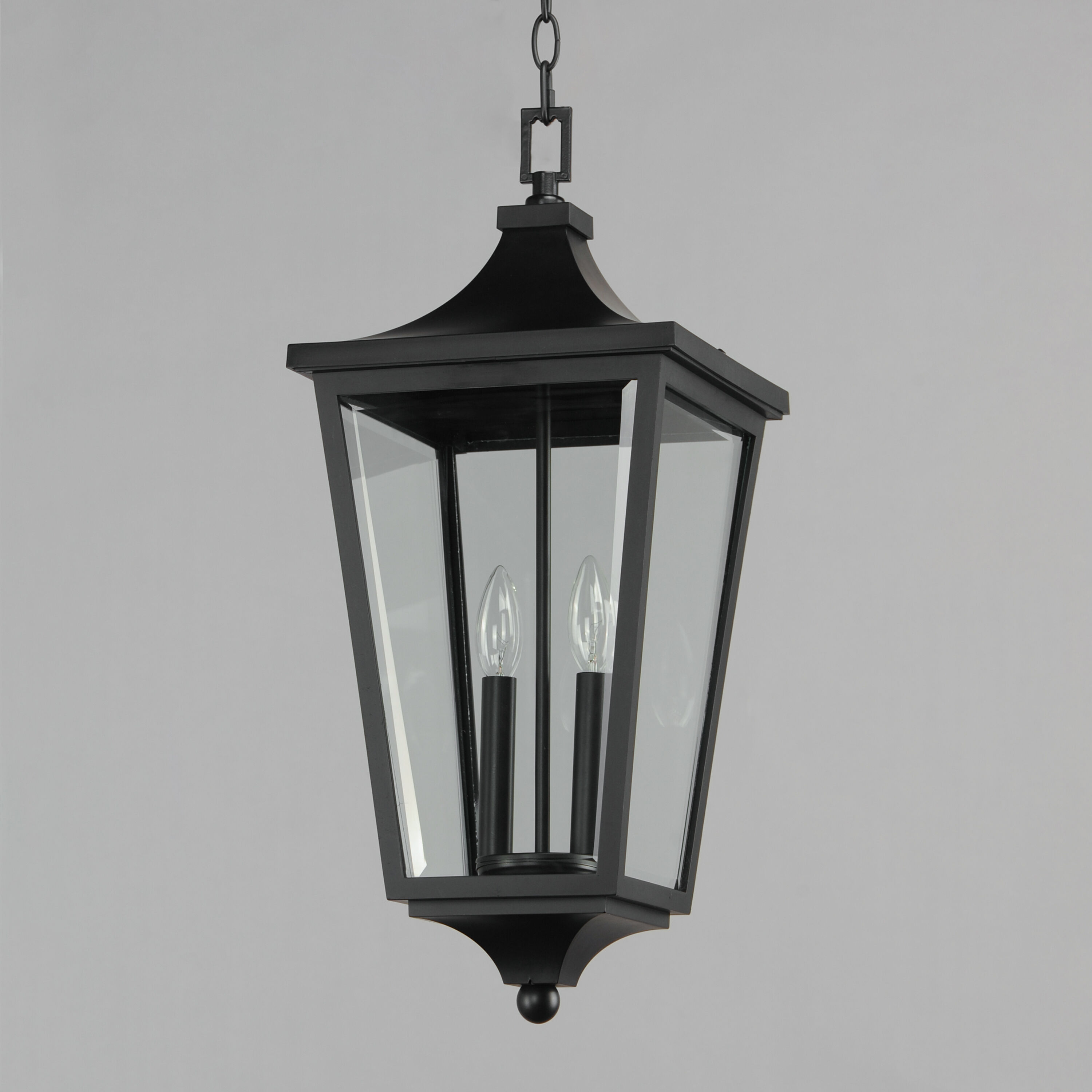 Sutton Place VX 2 Light 10 inch Black Outdoor Pendant