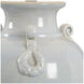 Vietri 31 inch 100 watt Cloud Blue Crackle Glaze Table Lamp Portable Light