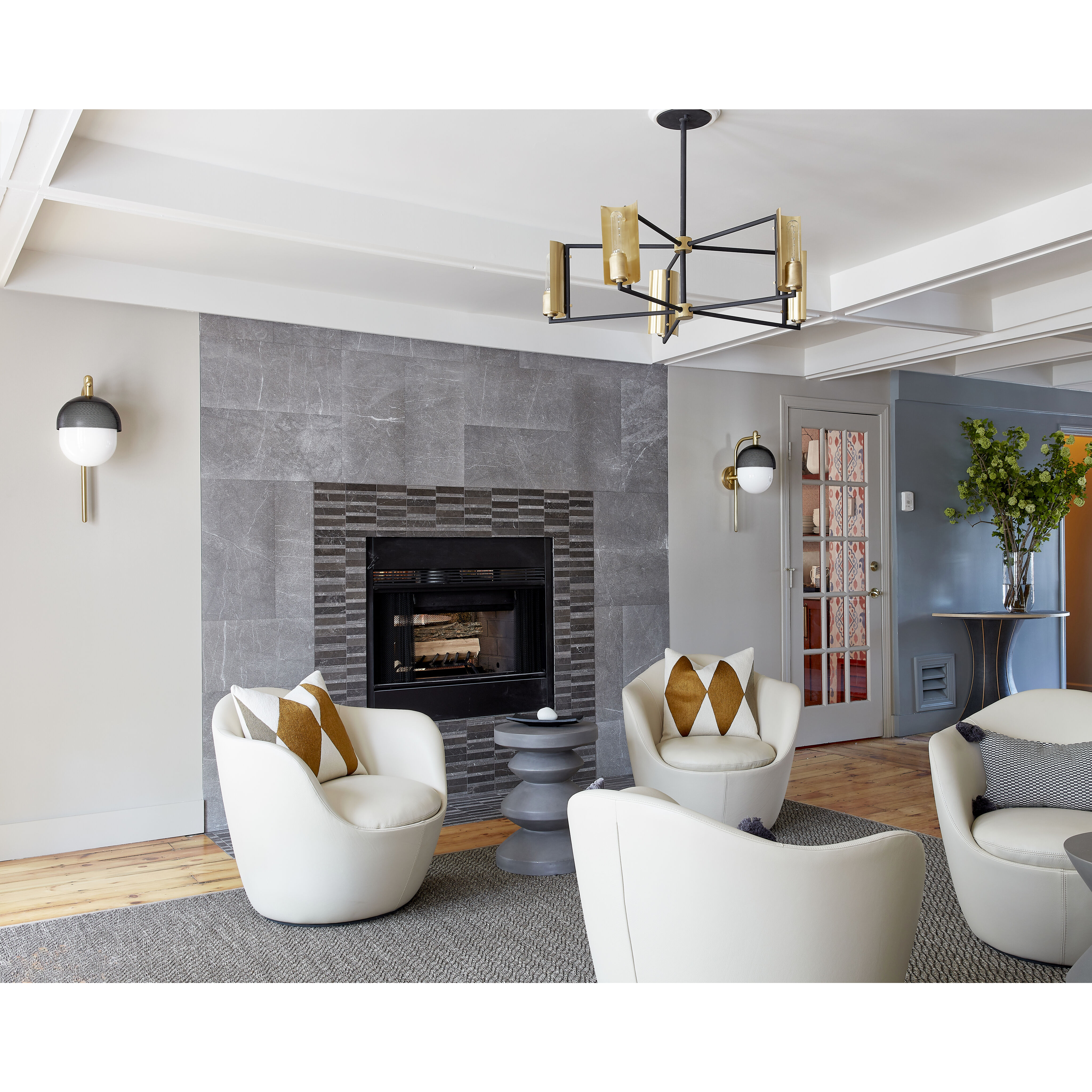 Nyack 1 Light 9 inch Aged Brass / Black Wall Sconce Wall Light