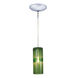 Envisage VI 1 Light 5 inch Chrome Mini Pendant Ceiling Light in Envisage Green 