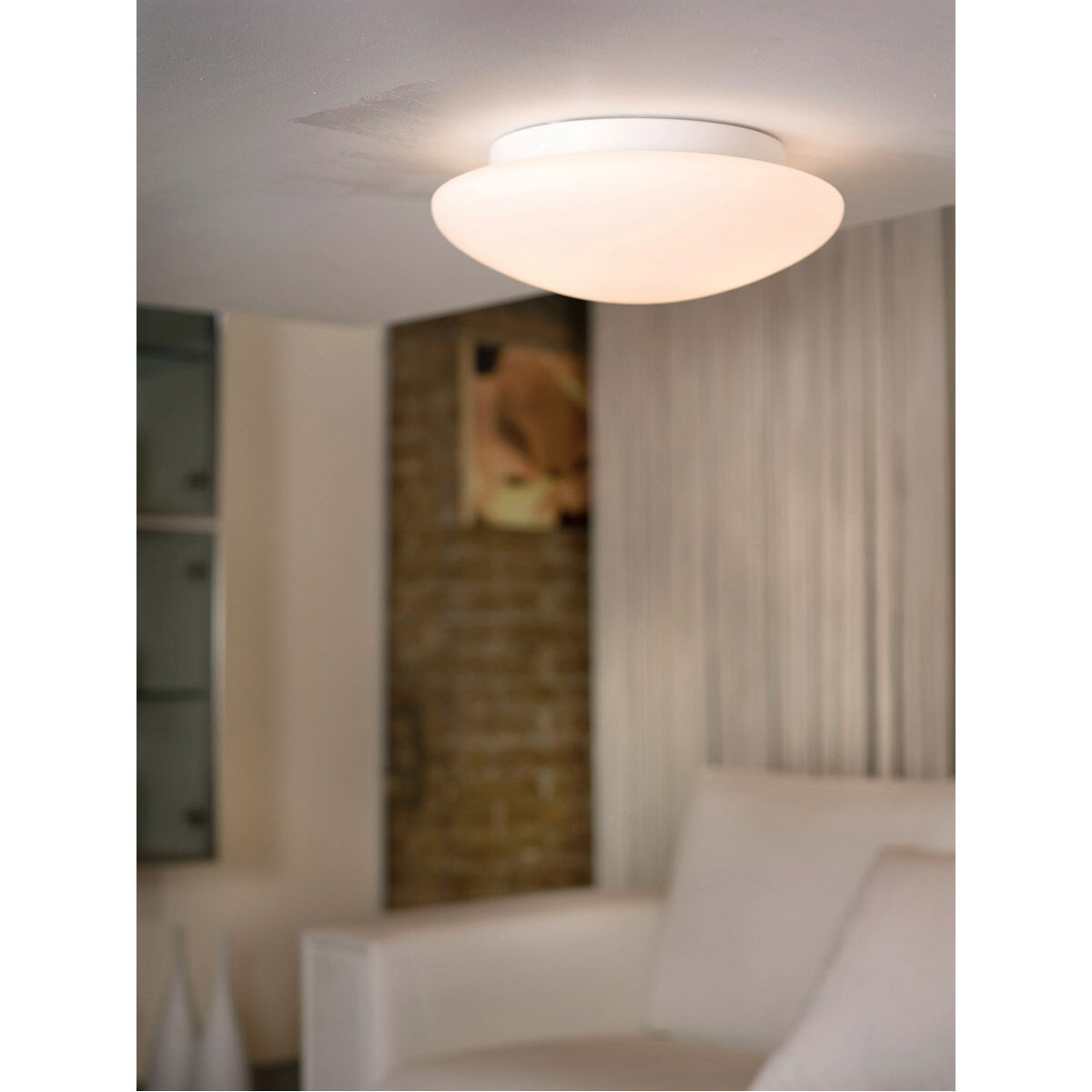 Ella 3 Light 18 inch White Ceiling Light