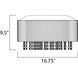 Spiral 7 Light 16.75 inch Polished Chrome Flush Mount Ceiling Light