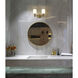 Orion 2 Light 13.75 inch Modern Gold Bath Vanity Light Wall Light
