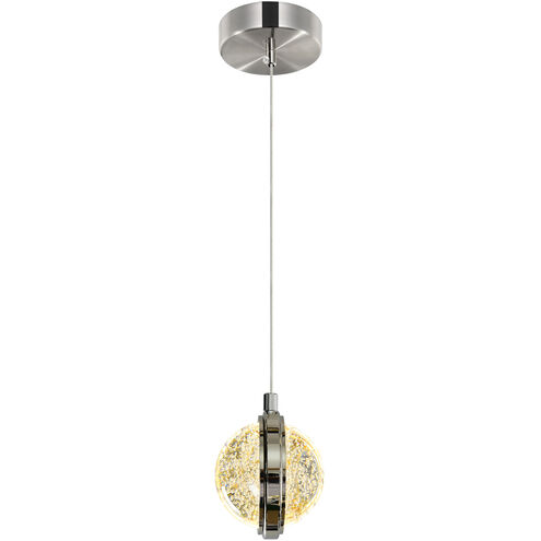 Salvador LED 4 inch Polished Nickel Mini Pendant Ceiling Light