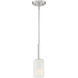Carmine 1 Light 5 inch Brushed Nickel Pendant Ceiling Light