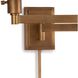 Virtue Wall Sconce Wall Light in Natural Brass