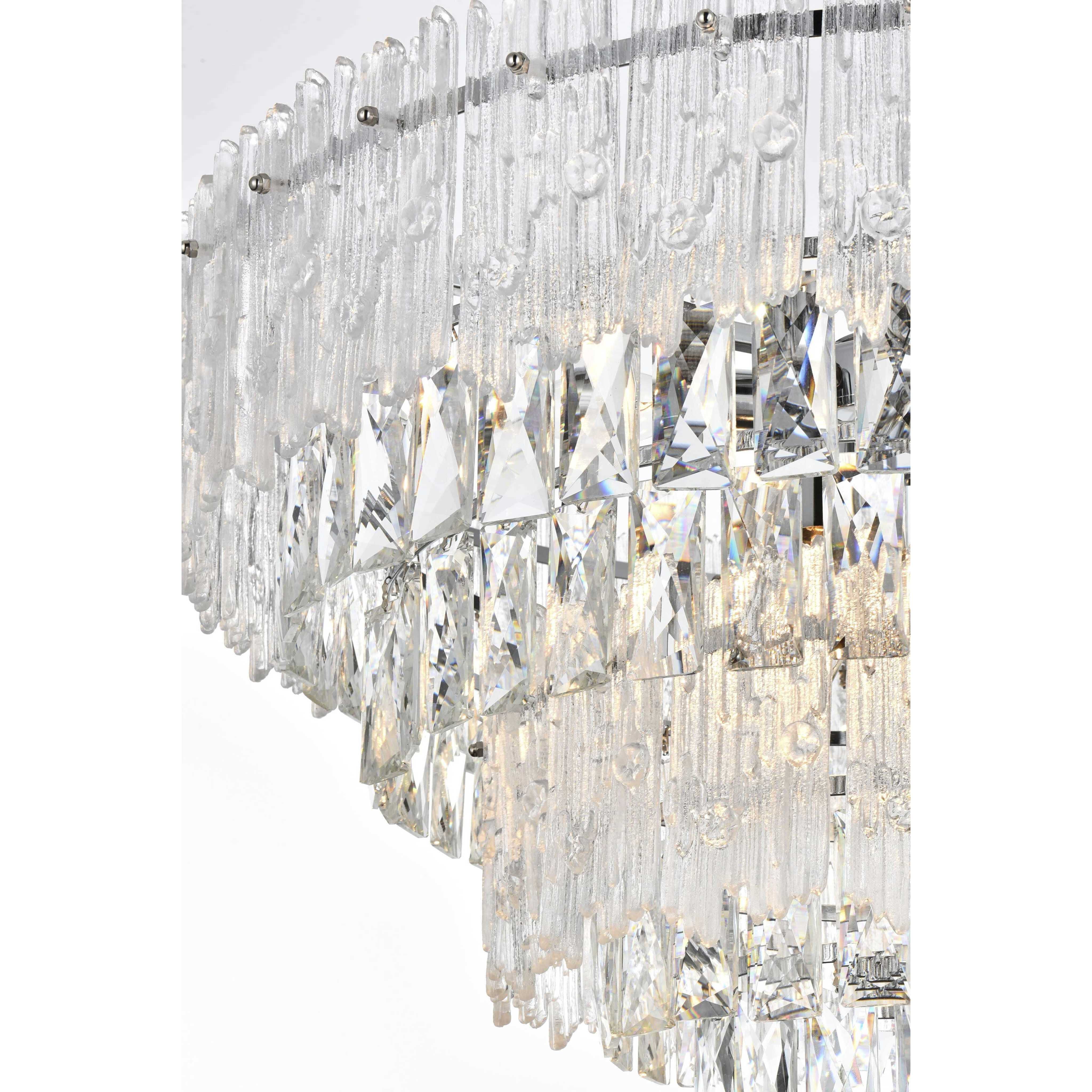 Emilia 8 Light 25 inch Chrome Chandelier Ceiling Light
