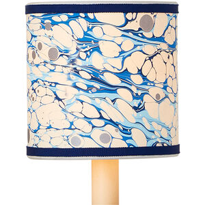 Marble Blue 5 inch Drum Chandelier Shade