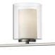 Willow 5 Light 40.5 inch Brushed Nickel Vanity Wall Light