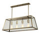 DU Series 12 inch Pendant Ceiling Light, Black Frame