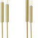 Traci 8 Light 30.75 inch Satin Brass Chandelier Ceiling Light