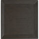 Continental Side Table in Dark Brown Oak with Geo