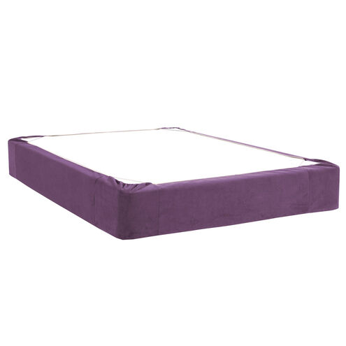 King Bella Eggplant Boxspring Cover