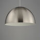Tova 1 Light 20 inch Satin Nickel Single Pendant Ceiling Light