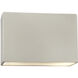 Ambiance LED 12 inch Brushed Nickel ADA Wall Sconce Wall Light