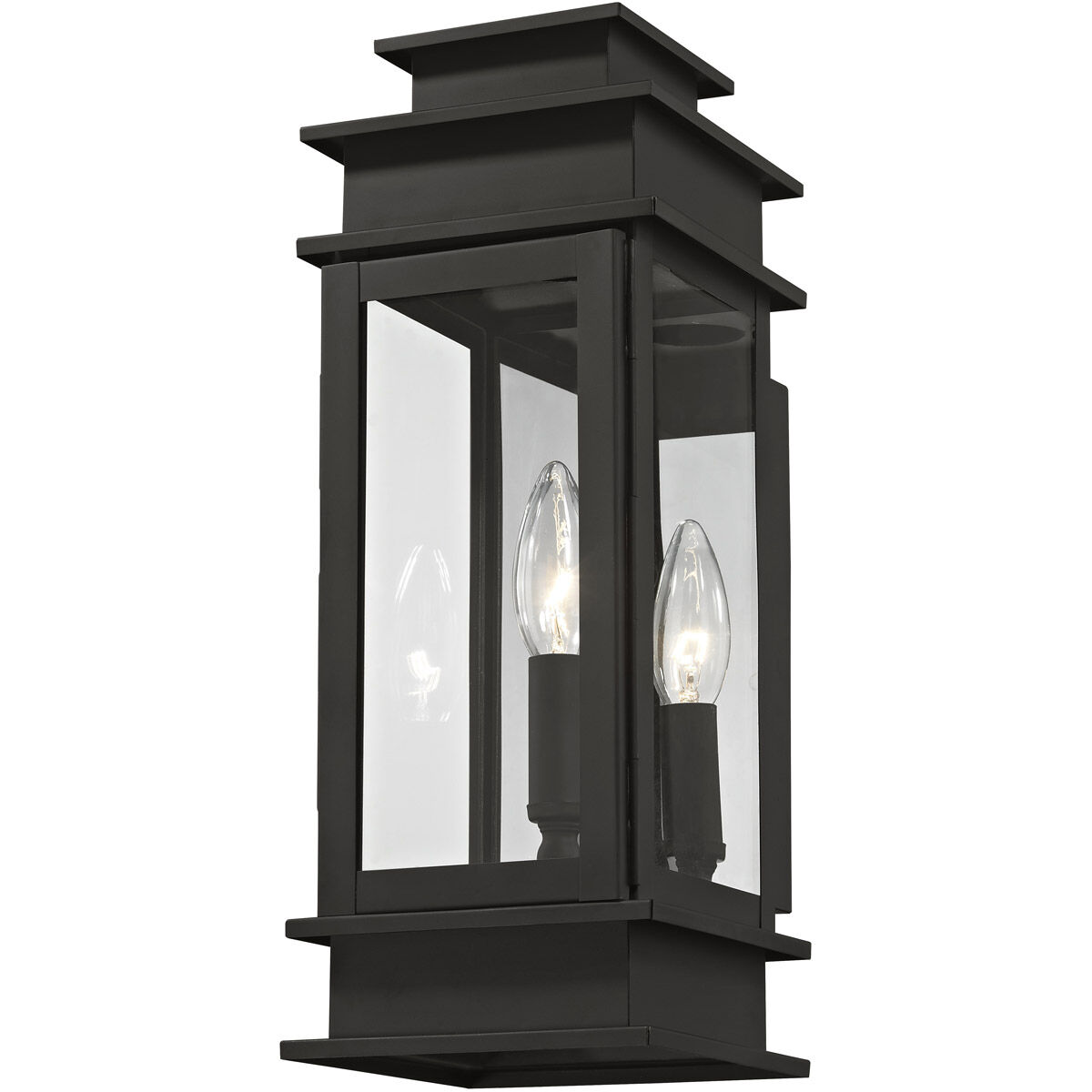 Princeton 1 Light 14 inch Black Outdoor Wall Lantern