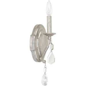 Dudley 1 Light 5 inch Antique Silver Sconce Wall Light