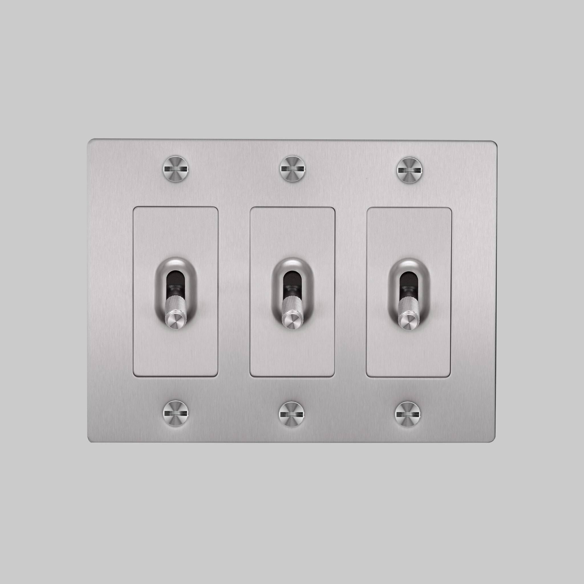 3G Toggle 120-277 Steel Light Switch