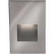 Tyler 120 3.8 watt Stainless Steel Step and Wall Lighting in White, WAC Lighting