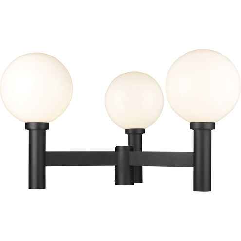 Laurent 3 Light 39 inch Black Outdoor Post Mount Fixture