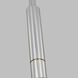 Mick De Giulio Sottile LED 3 inch Polished Stainless Steel Line-Voltage Pendant Ceiling Light