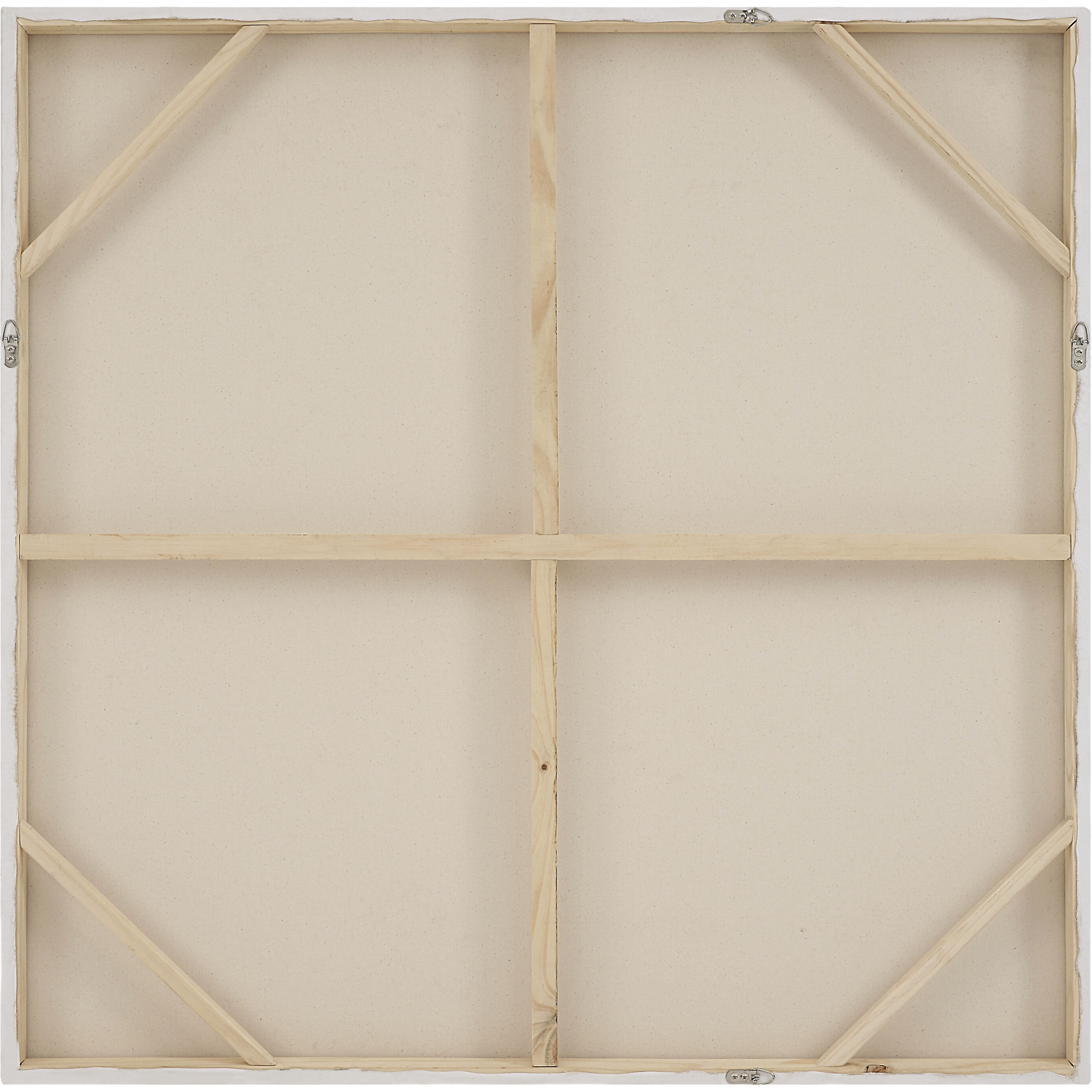 Abreo White/Beige Canvas Art