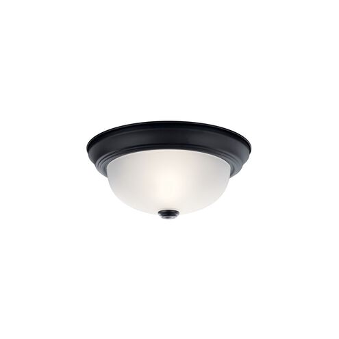 Independence 2 Light 11 inch Black Flush Mount Light Ceiling Light