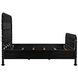 Bachelor Hand Rubbed Black Bed, Eastern King